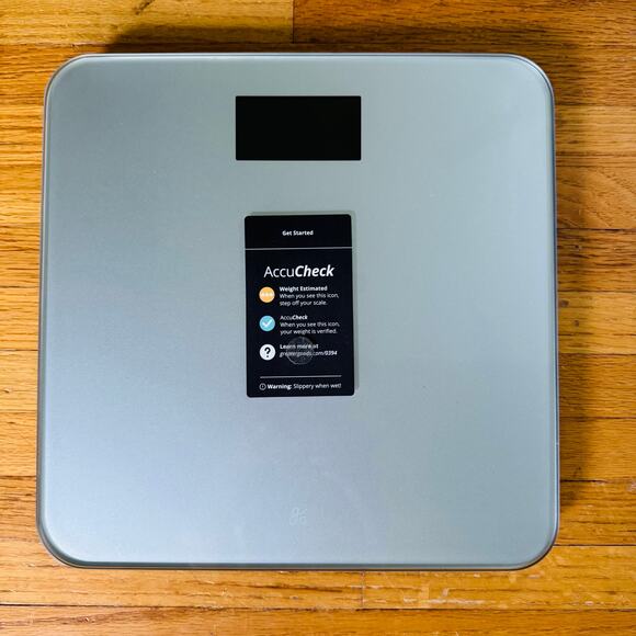 Greater Goods Digital AccuCheck Grey Sleek Bathroom Scale 400 lbs max NEW - Picture 2 of 11